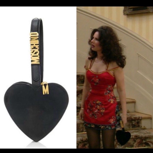 Moschino Handbags - 🖤Moschino BLACK wristlet with Gold🖤